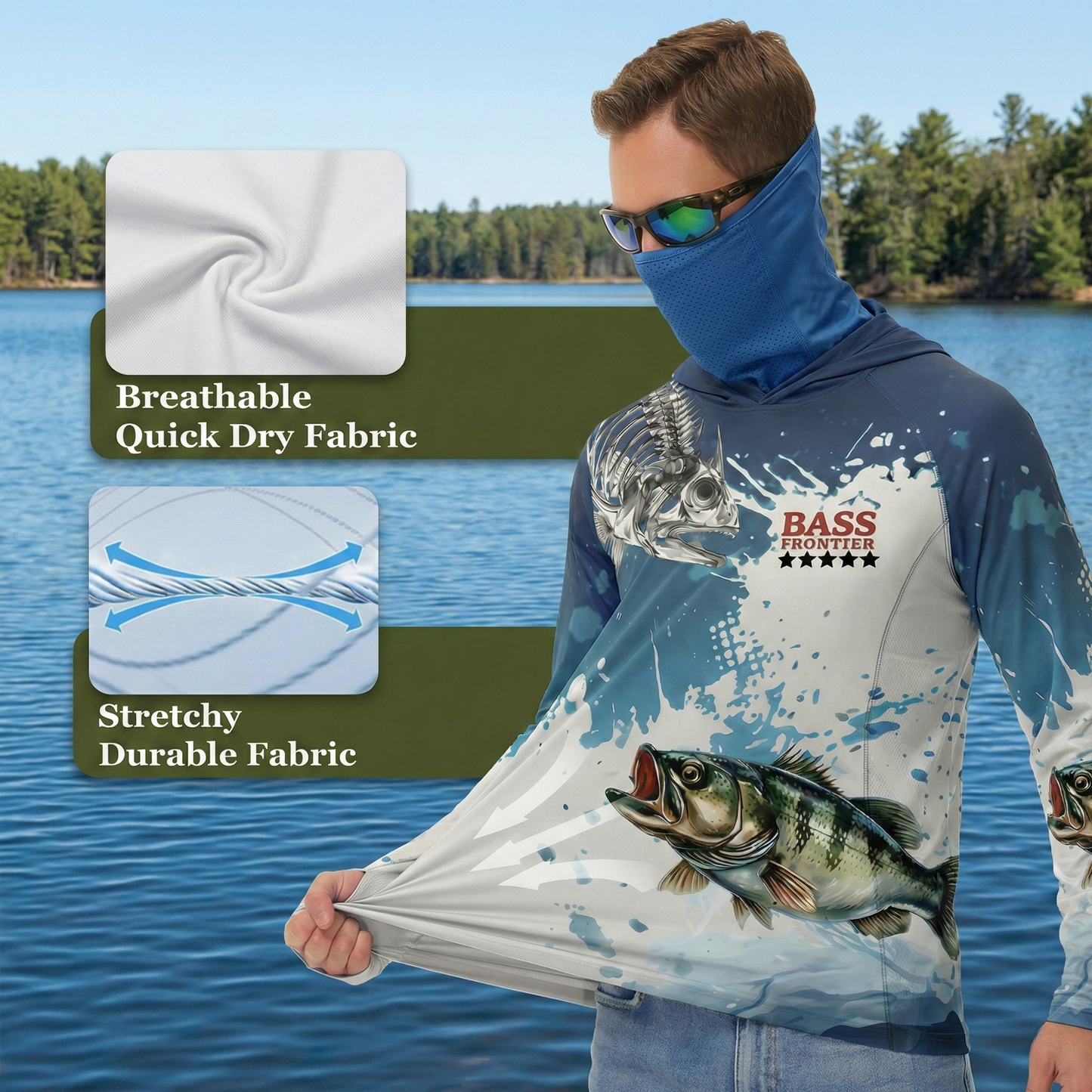 Phantom Largemouth Fishing Hoodie