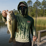 Phantom Smallmouth Camo Hoodie — UPF 50+ camo fishing hoodie by BassFrontier