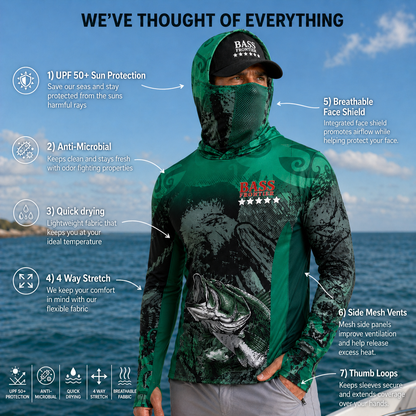 Phantom Smallmouth Fishing Hoodie