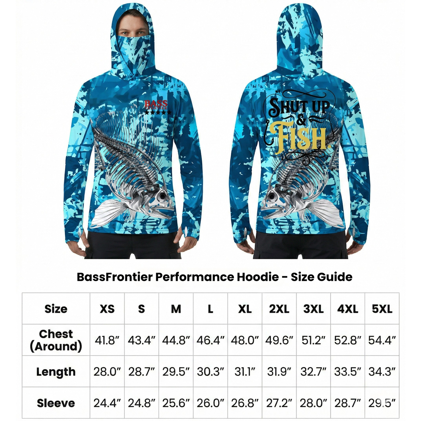 Phantom Bluegill Fishing Hoodie